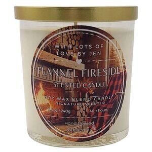 With Lots Of Love By Jen Cedarwood Amber Musk Scented Candle